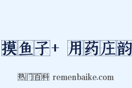摸鱼子+用药庄韵是什么意思的图片